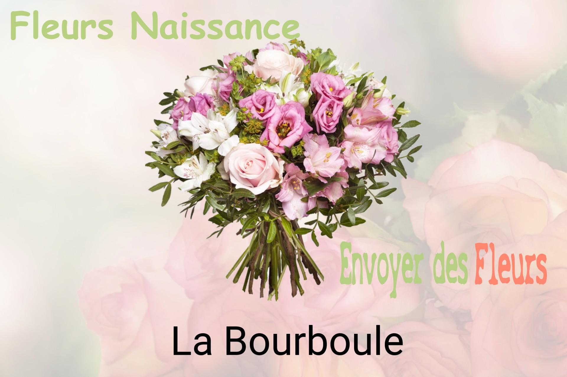 Bouquet de fleurs de naissance livré à La Bourboule